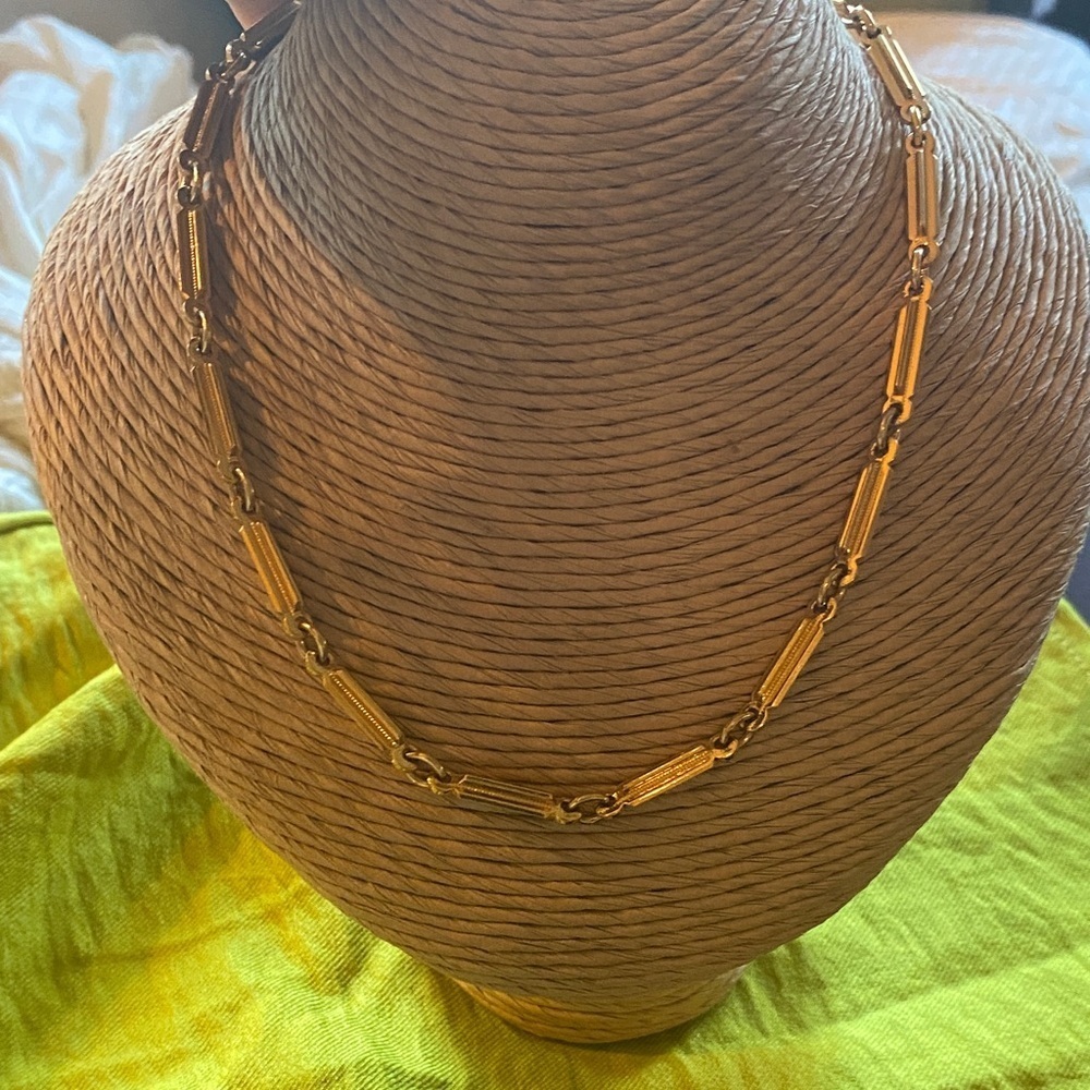Vendome vintage Gold plated Chain Necklace